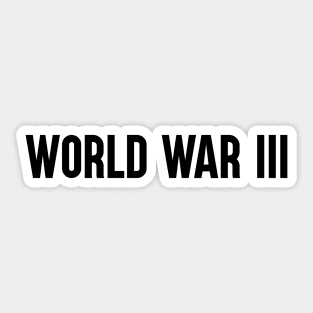 World War III Sticker